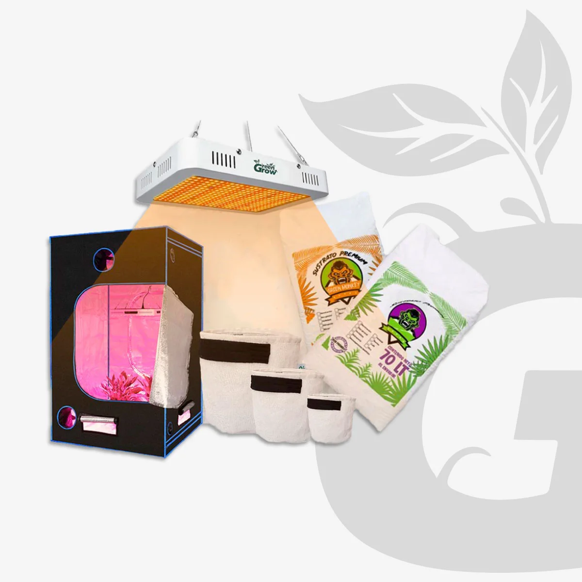 Green-Grow-Shop-Mexico-Kit-de-Cultivo-Interior..1 Kit de Cultivo Personalizado - Imagen 1