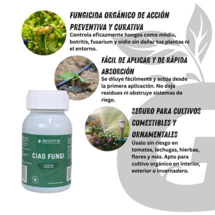 Rootz - Fungicida Orgánico ciao fungi - Imagen 4