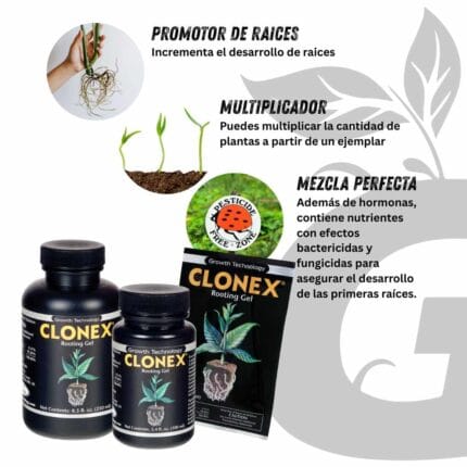 Clonex Rooting Gel Enraizador para plantas - Imagen 4
