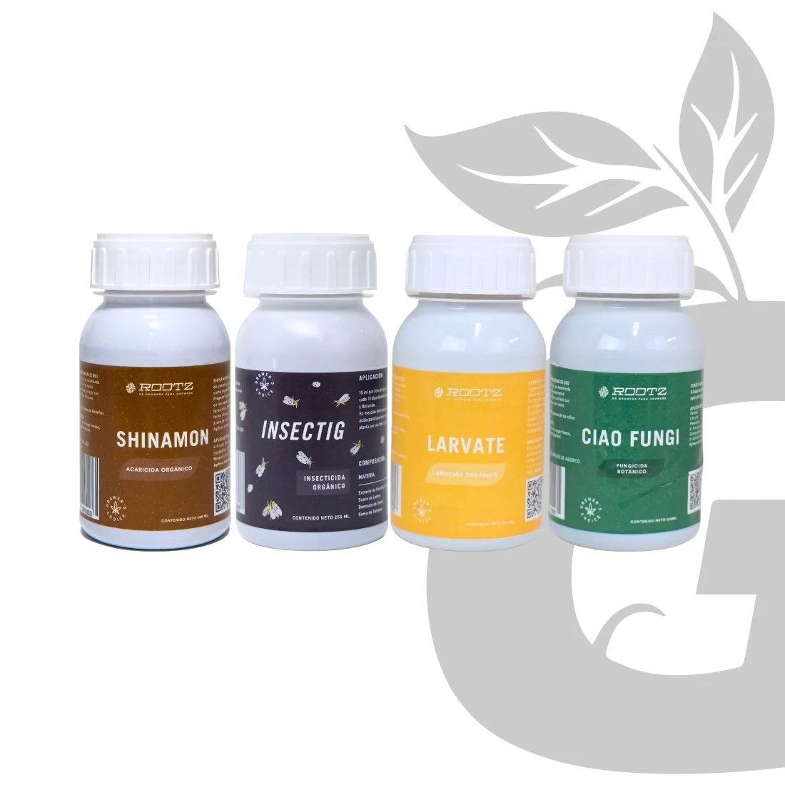 Kit control de plagas Rootz | Fungicida Acaricida Insecticida Larvicida - Imagen 1