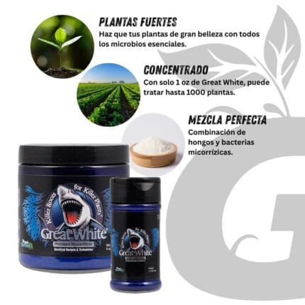 Green Grow Shop Great white White Apli Great White Micorrizas | Plant Success - Imagen 3