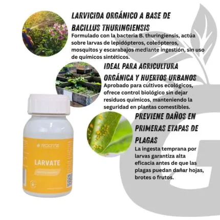 Rootz - Larvate Larvicida Orgánico - Imagen 4