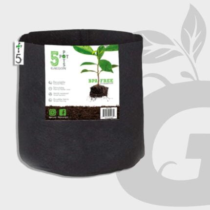 Maceta de tela Geotextil | Grow Pots - 5 Gal (18.5 Litros)