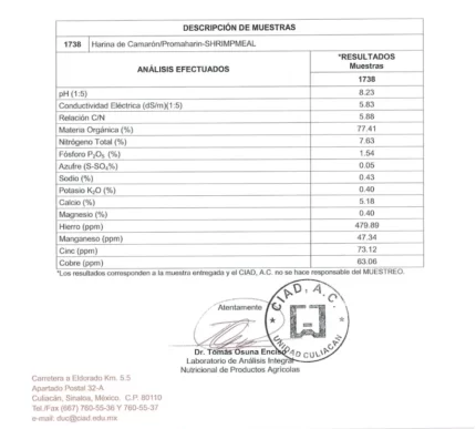 Harina de Camarón Fertilizante Orgánico Alto en Nitrógeno | Mountainside Orgánicos - Imagen 3