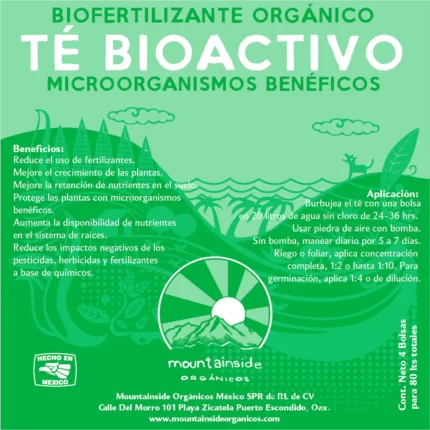 Té Bioactivo, ACT - Té Aireado es un Biofertilizante Orgánico Té Bioactivo Biofertilizante Orgánico | Mountainside Orgánicos - Imagen 3
