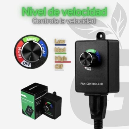 Green-Grow-Shop-Mexico-controlador-de-velocidad-para-ventilacion (2) Controlador de velocidad para Ventilación Dimer - Imagen 6