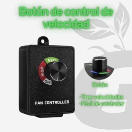 Green-Grow-Shop-Mexico-controlador-de-velocidad-para-ventilacion (4) Controlador de velocidad para Ventilación Dimer - Imagen 4