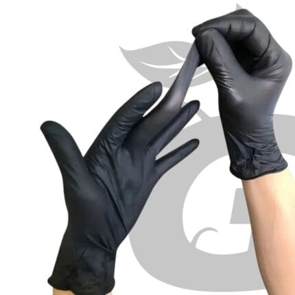 Green-Grow-Shop-Mexico-guantes de nitrilo para cultivo y protección de la piel cuidado de plantas inertes sanitizados 3 Par de guantes de nitrilo negros - Imagen 4