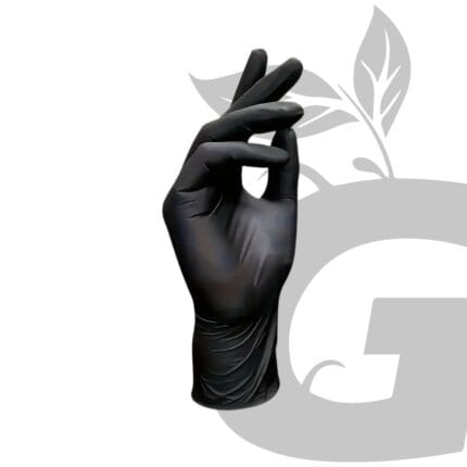 Green-Grow-Shop-Mexico-guantes de nitrilo para cultivo y protección de la piel cuidado de plantas inertes sanitizados 4 Par de guantes de nitrilo negros - Imagen 3