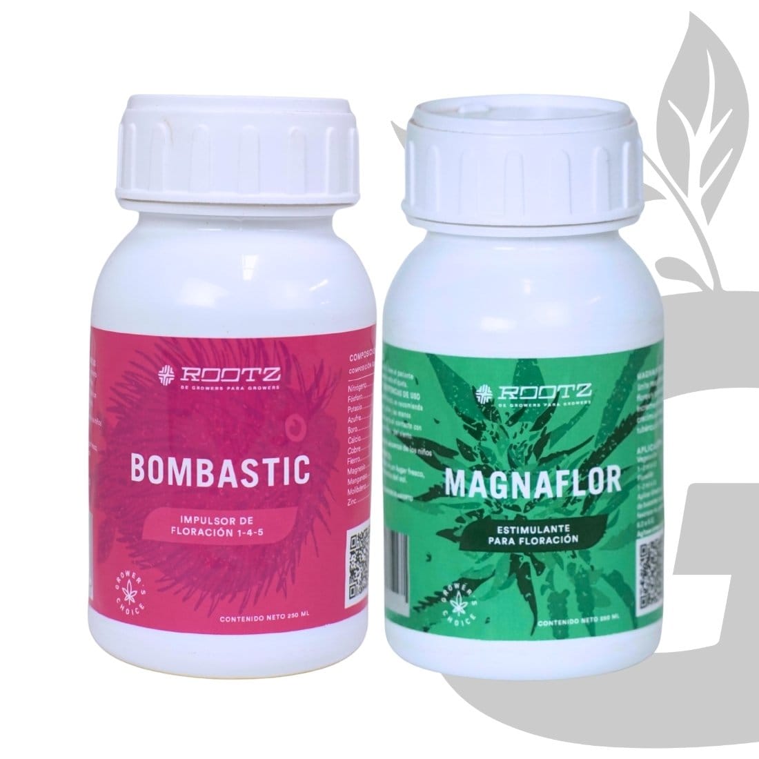 Kit Floracion Rootz 250ml kit de fertilizantes organicos cultivo Kit Floración 250 ml | Rootz - Imagen 1