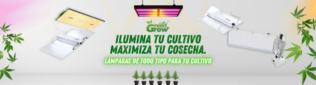 lámparas para cultivo indoor