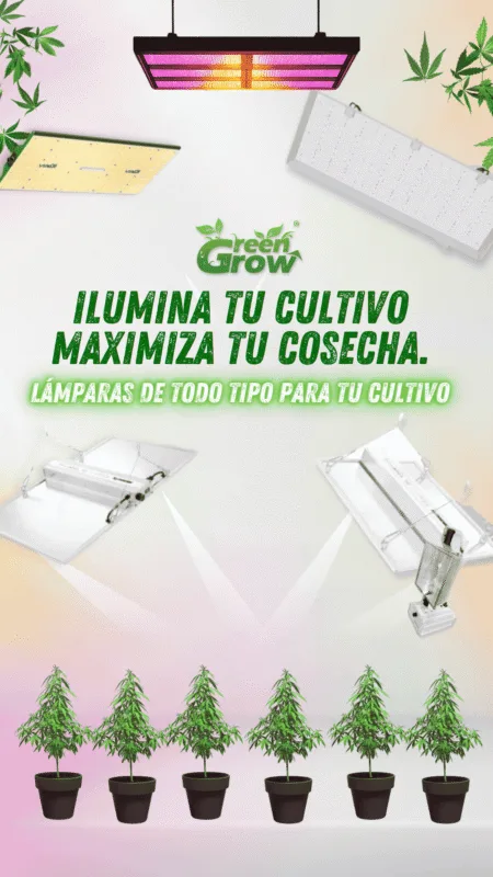 Lámparas para cultivo indoor