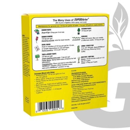 Green Grow Shop Superthrive Gallery - 3 SUPERthrive Solución vitamínica para desarrollo radicular - Imagen 4