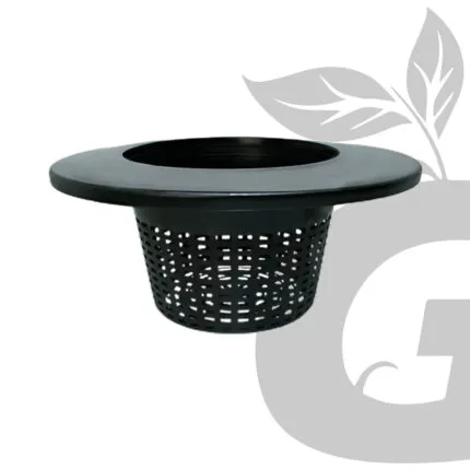 Maceta / Canastilla hidropónica para cubeta con borde ancho de 6"