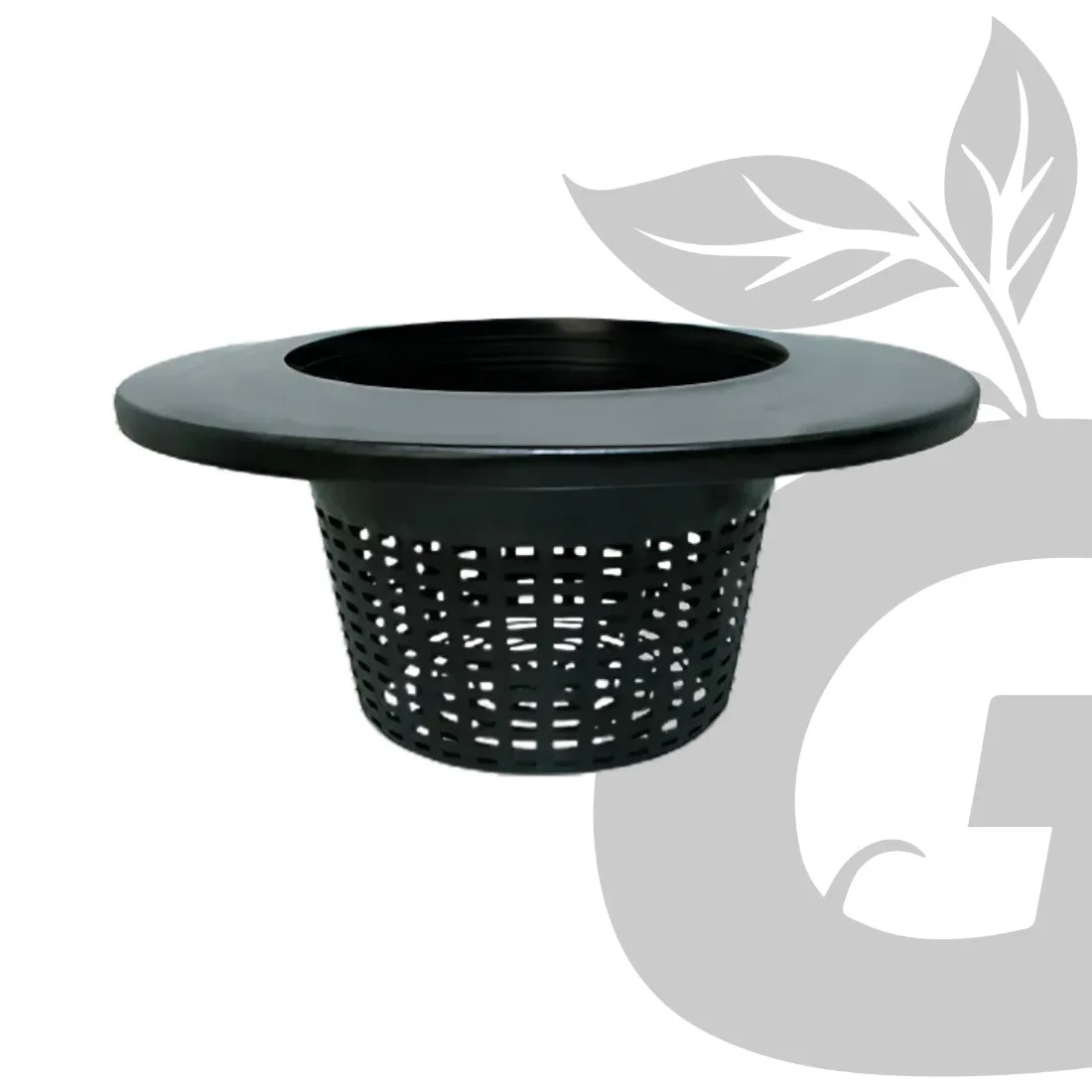 Wide Lip Bucket Basket 6 Gral Maceta / Canastilla hidropónica para cubeta con borde ancho de 6" - Imagen 1