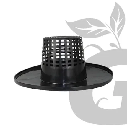 Maceta / Canastilla hidropónica para cubeta con borde ancho de 6" - Imagen 2