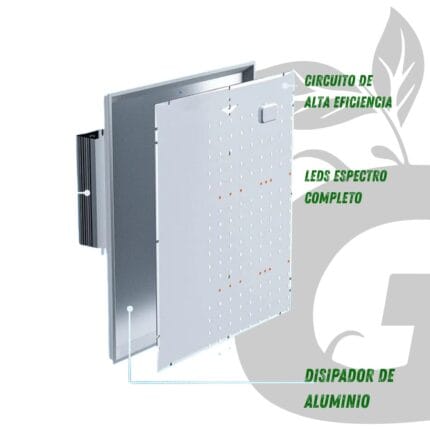 Green Grow Shop Cultivo Indoor Grow Shop Mexico PPFD Lampara Indoor Grow Light GR1000 Quantum Board LED Lámpara de cultivo - Imagen 4