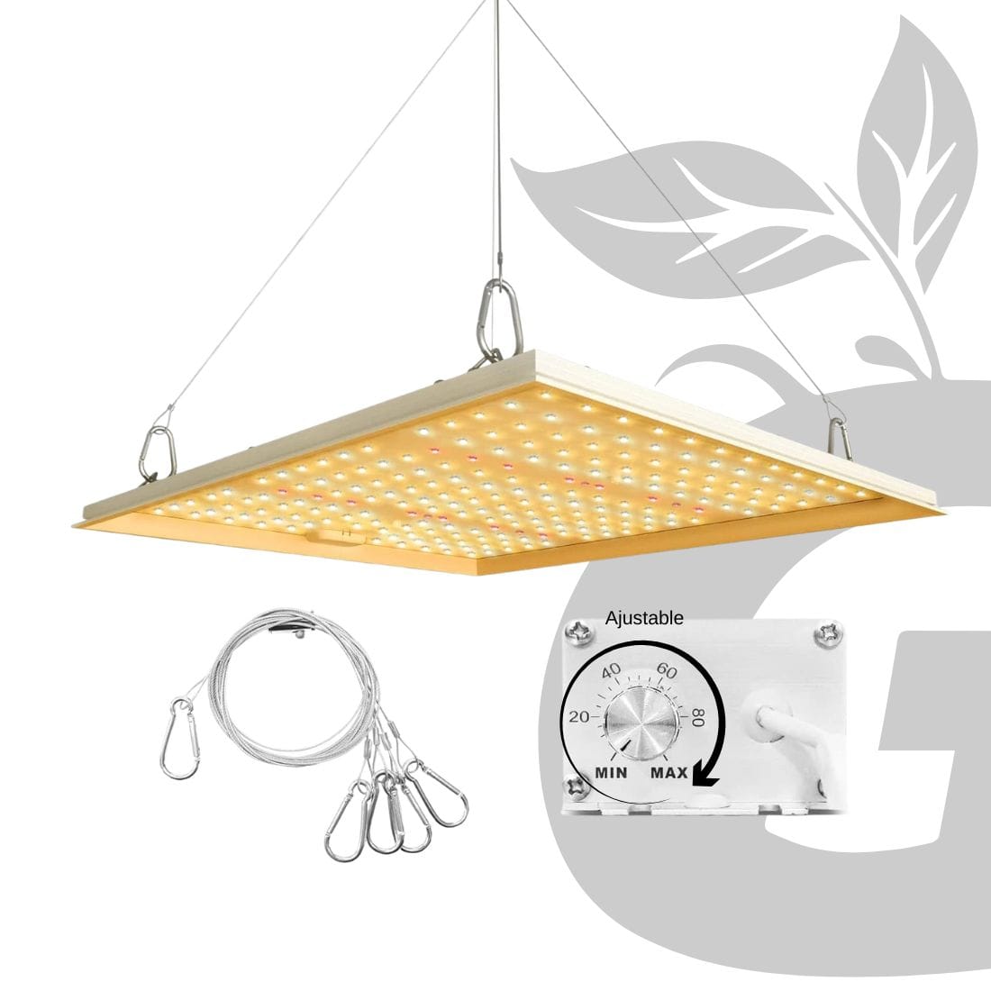 Green Grow Shop GR1000 Grow Light Indoor LED Full Espectro Cultivo Indoor Grow Shop Mexico PPFD GR1000 Quantum Board LED Lámpara de cultivo - Imagen 1